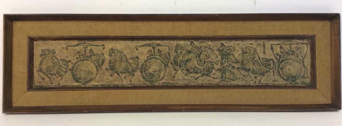 Wide Set Framed Horse Charriot  Art Print (1 of 7)