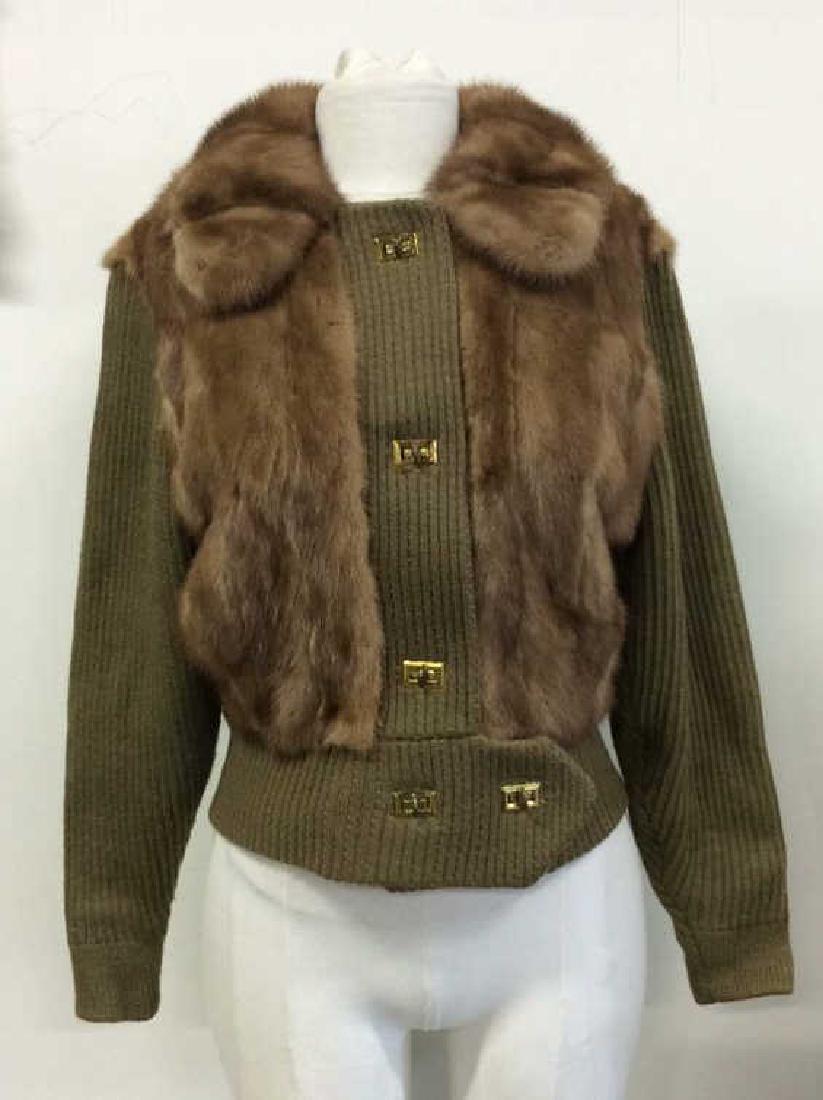 Knit and Fur Ladies Jacket (1 of 9)