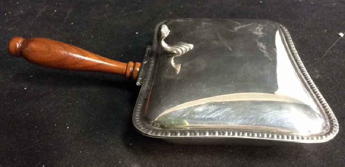 Vintage STARR signed Silver Pl Butlers Tray Caddy (1 of 8)