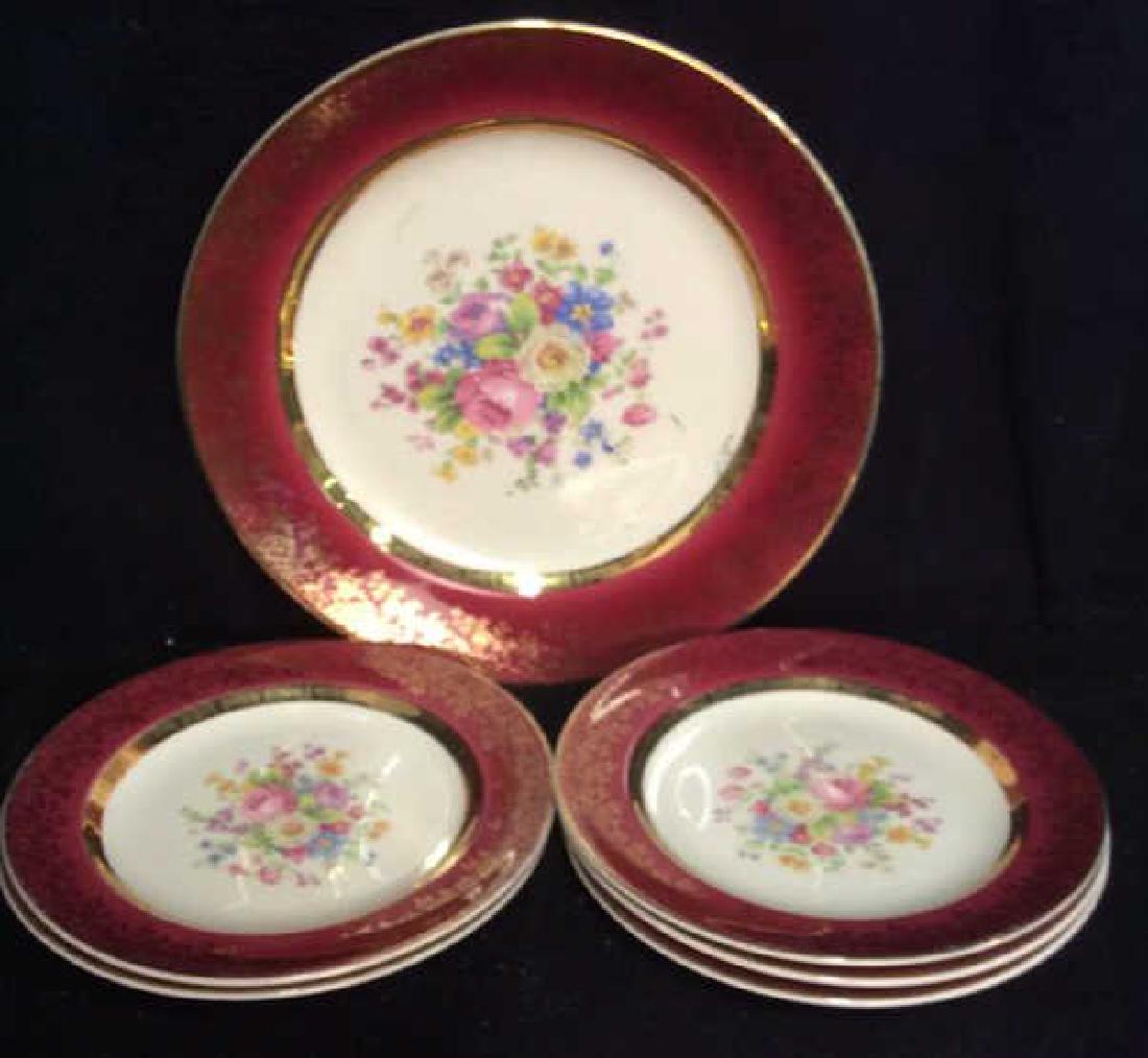 Vintage Cake Plate Porcelain Set (1 of 9)