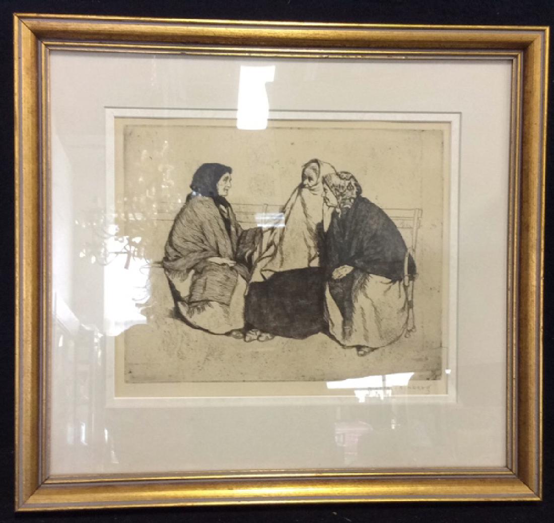 ALFRED FEINBERG Signed Etching Print (1 of 8)