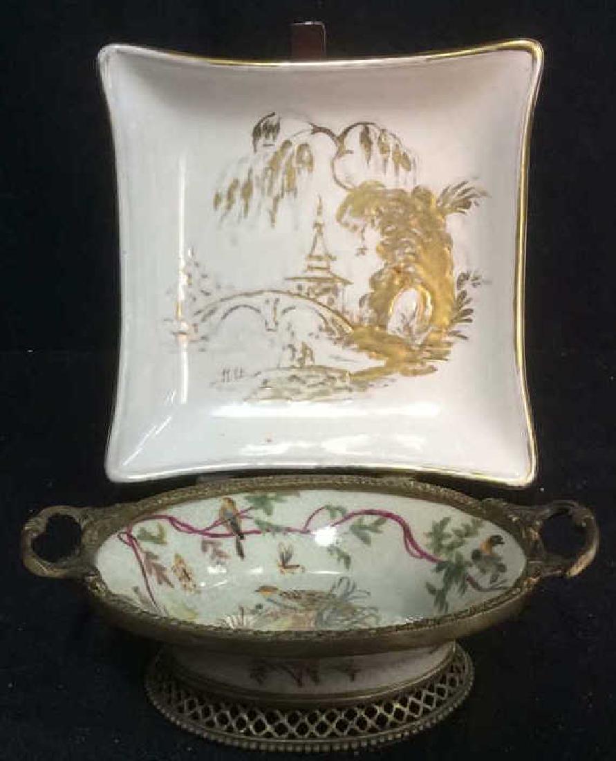 2 Painted Asian Decorative Table Articles (1 of 7)