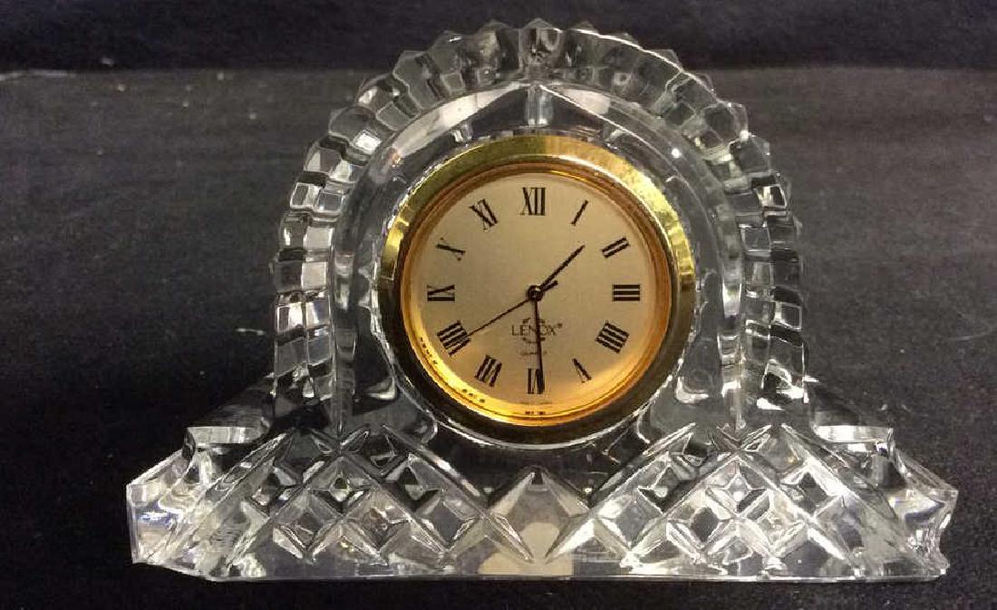 WATERFORD CRYSTAL Marked Desk Clock (1 of 6)