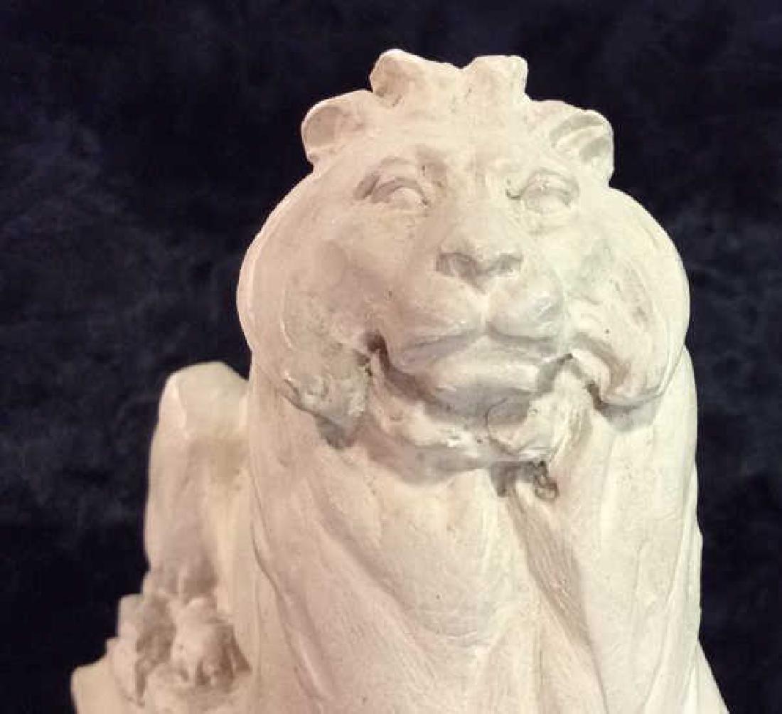 Pair Vintage Lion Statuette Bookends (1 of 7)
