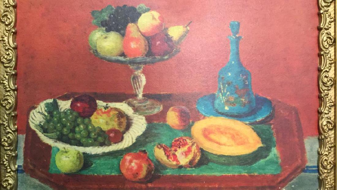 Ornately Framed Textured Print Of Still Life (1 of 10)