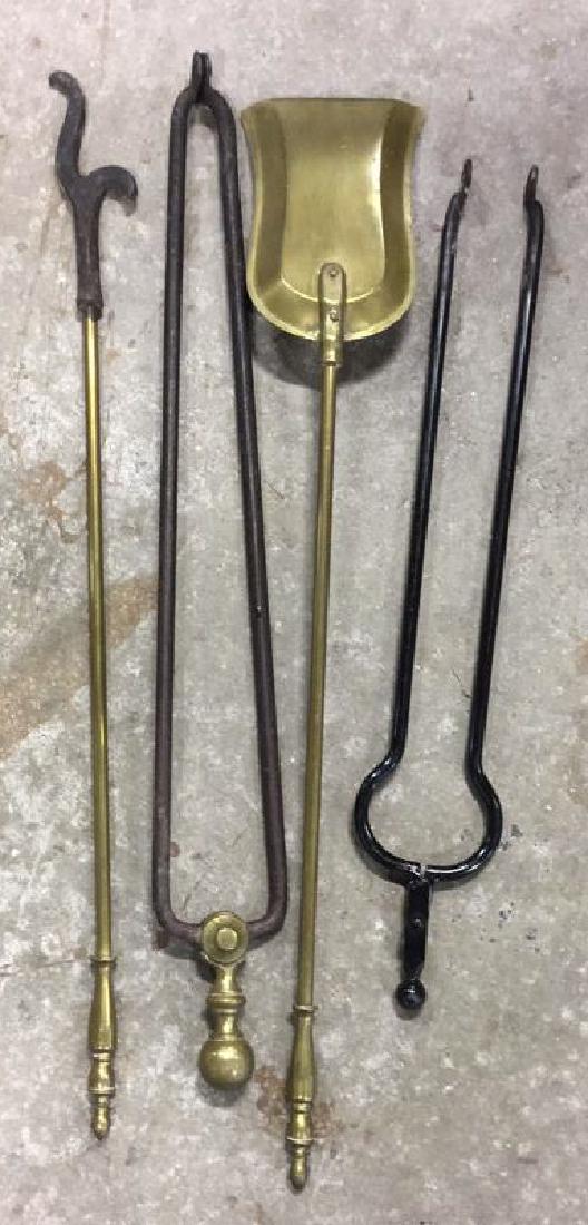 Lot Four Vintage Fireplace tools Accessories (1 of 5)