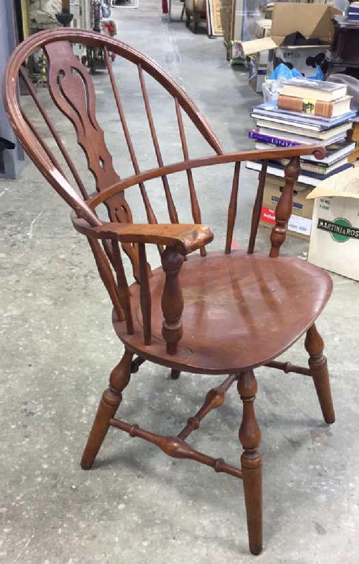 Nichols and Stone Marked Labeled Windsor Chair