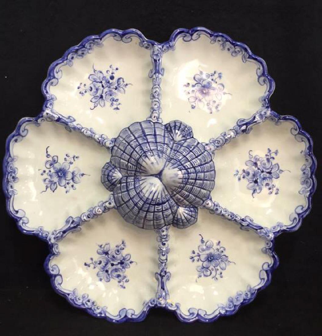 Blue White Porcelain Ceramic Decorative Server (1 of 7)