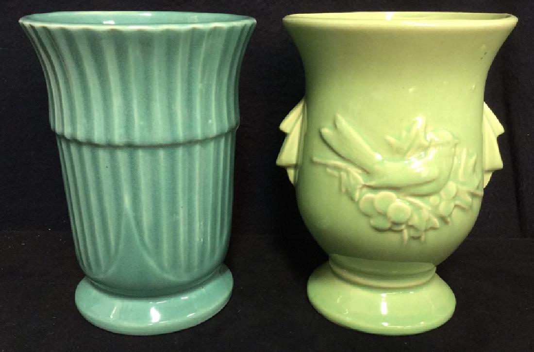Lot 2 McCoy And Poss Roseville Ceramic Vases (1 of 10)