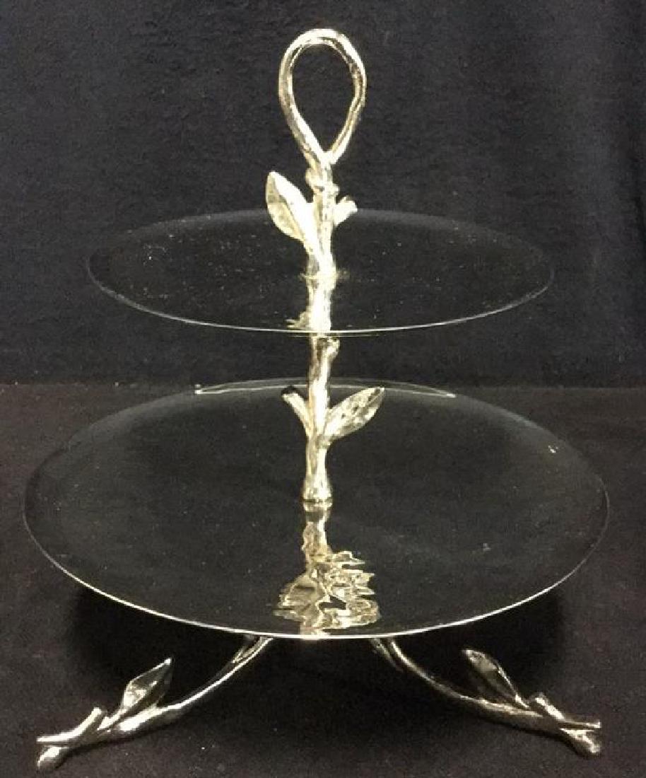 Michael Aram Handcrafted Two Tiered Etagere (1 of 9)