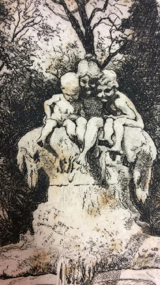 Vintage Gountain Etching KFB Artwork (1 of 8)