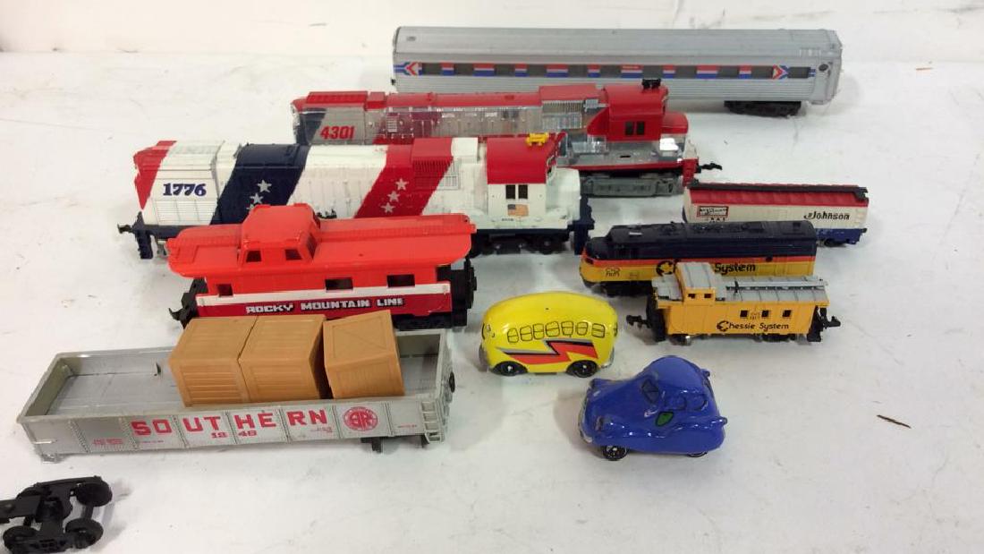 Lot 11 Assorted Metal Trains and Cars Toys (1 of 8)