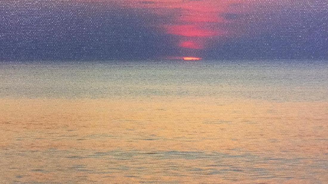Original Photograph Sunset Printed On Canvas (1 of 8)