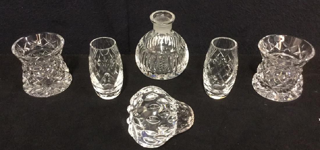 Lot 6 Cut Crystal Royal Doulton Waterford Tabletop (1 of 6)