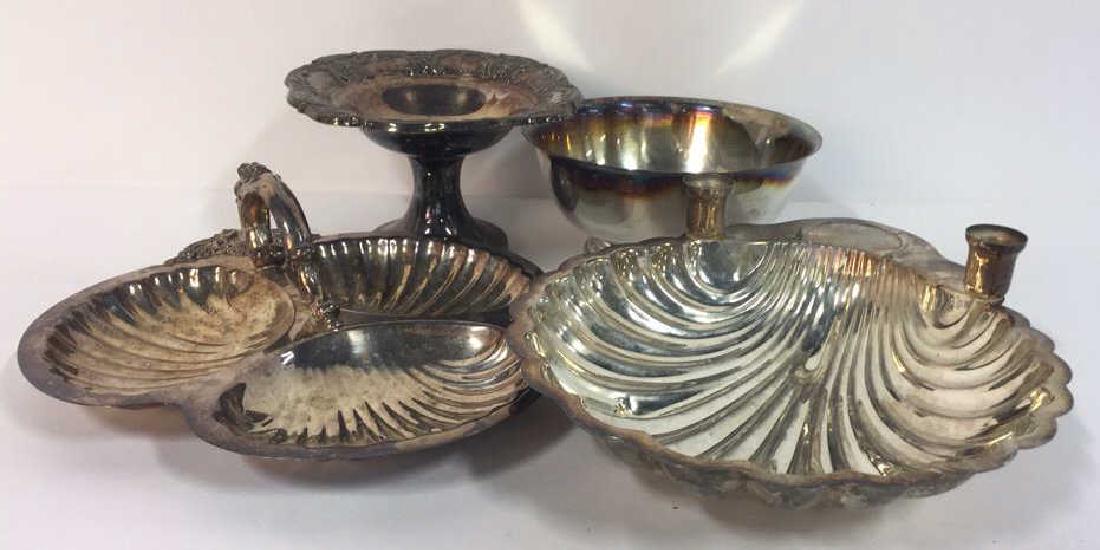 Group Lot Vintage Silverplate Table Top Servers (1 of 9)