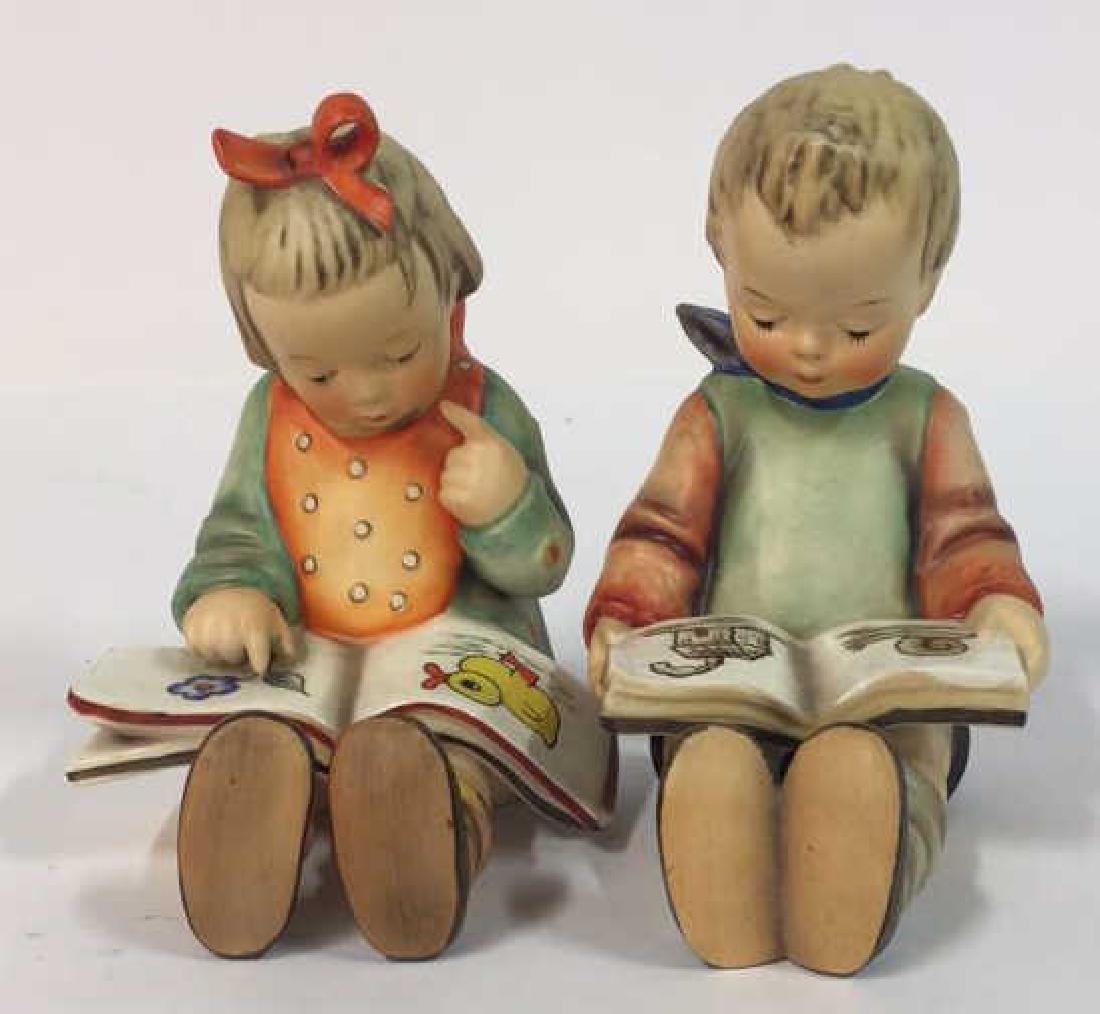Pair Hummel Figural Book Ends, Germany (1 of 9)