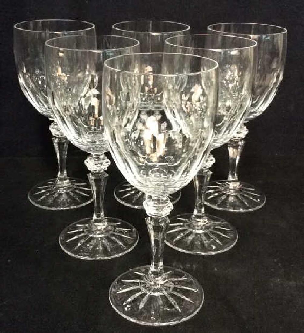 Set 6 GALWAY IRISH CRYSTAL Vintage Crystal Goblets (1 of 8)