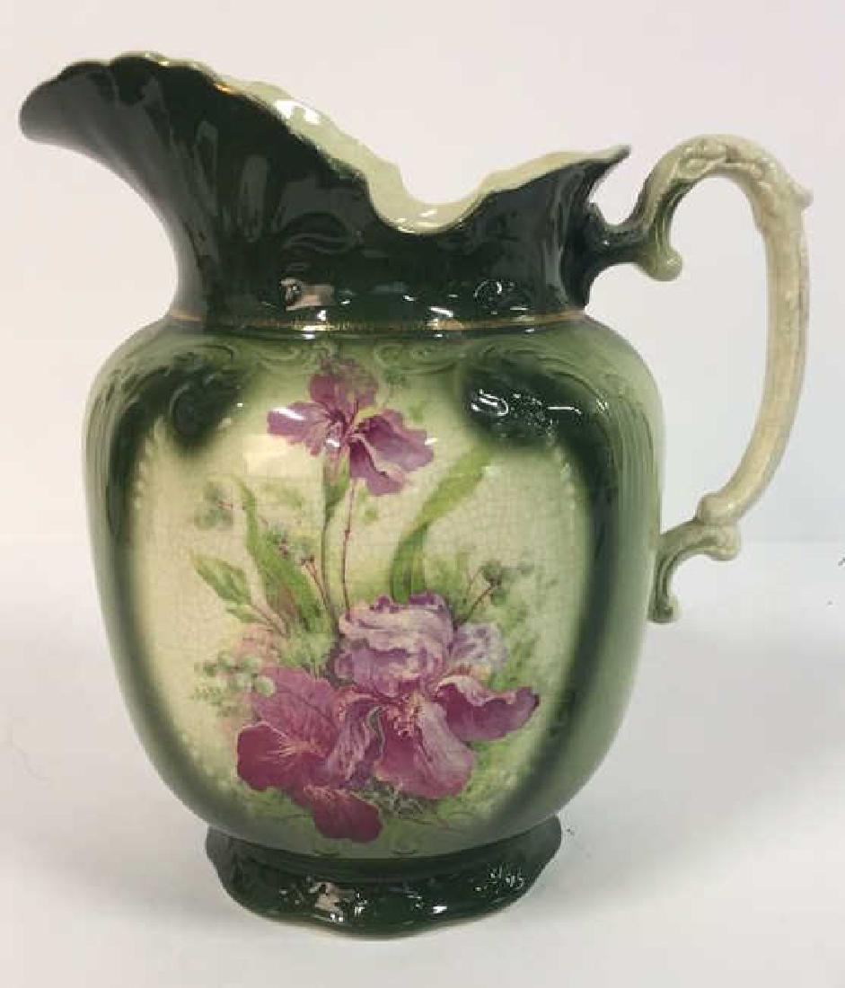 Hand Painted Victorian Porcelain Pitcher (1 of 11)