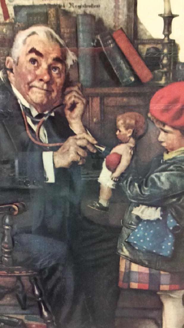 Gold Leafed Framed Matted Norman Rockwell Print (1 of 5)