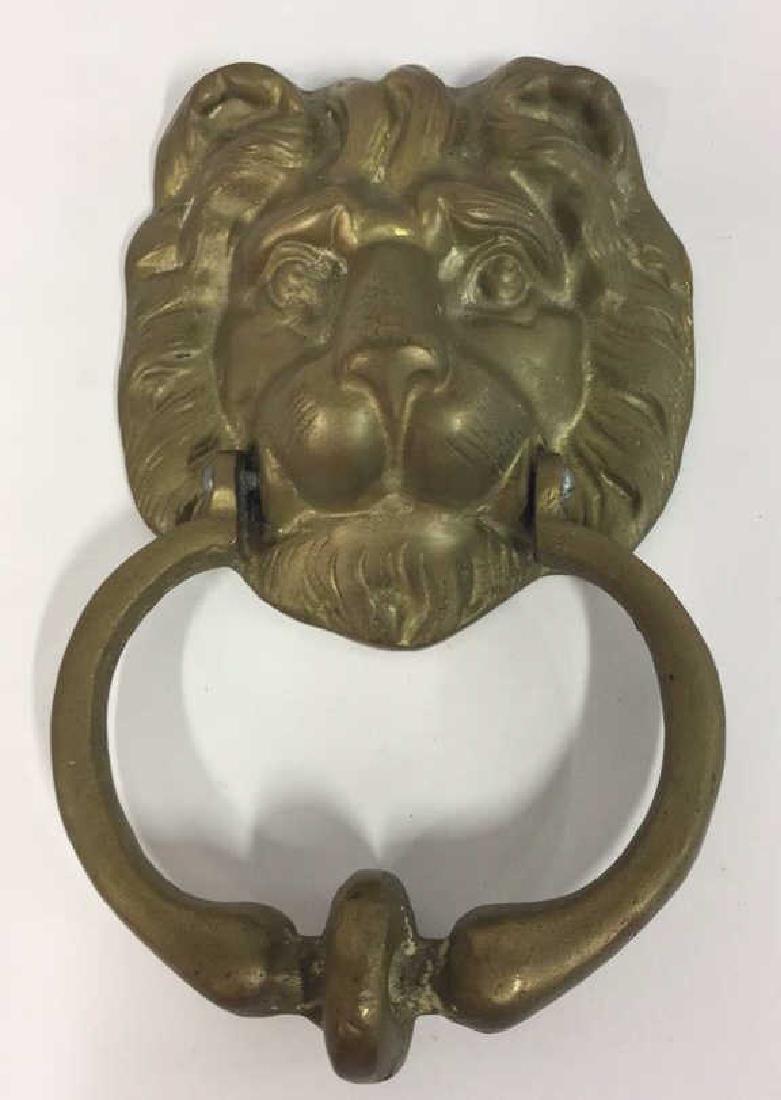 Lion Head Figural Door Knocker (1 of 6)