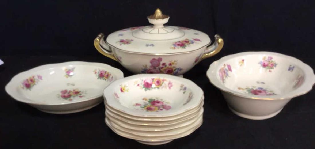 Porcelain  Baronet Partial Dessert Set (1 of 8)