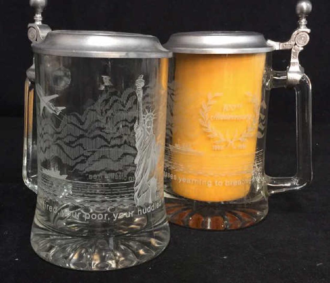 Pair Statue of Liberty Commemorative Steins (1 of 9)