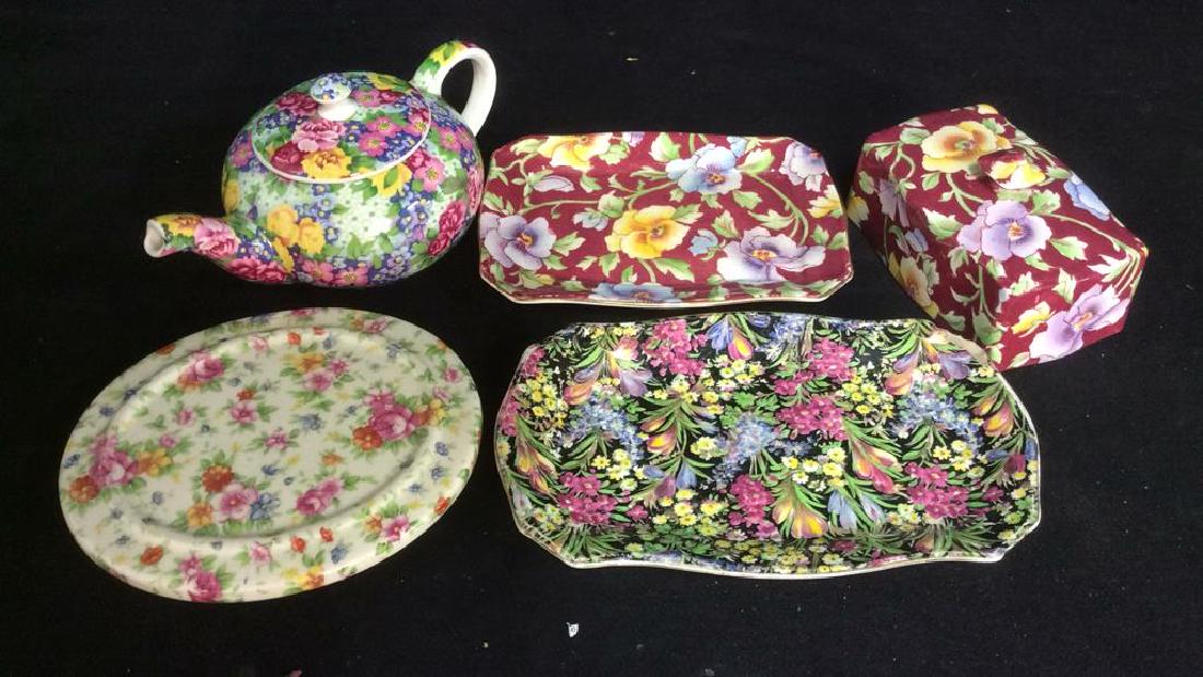 Group English Chintz Porcelain Tabletop (1 of 11)