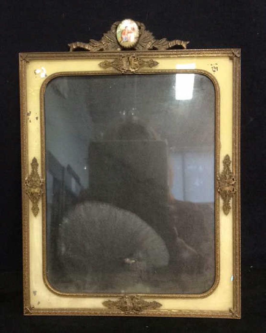 Antique Victorian Painted Gilded Picture Frame (1 of 10)