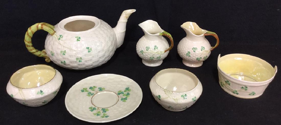 Lot 7 Belleek Irish Porcelain Ceramic (1 of 13)