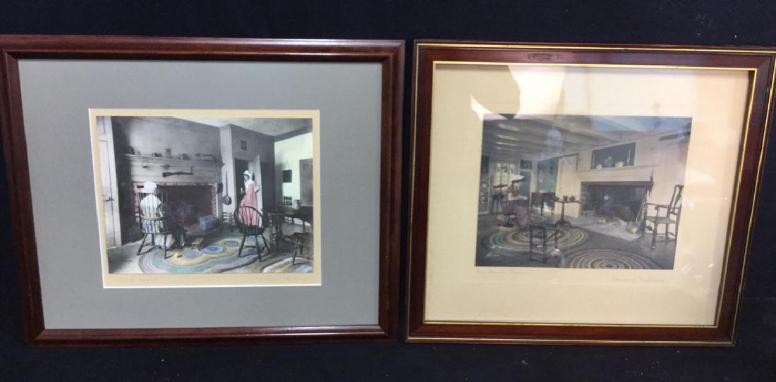 Pair Of Wallace Nutting Hand Colored Prints (1 of 10)