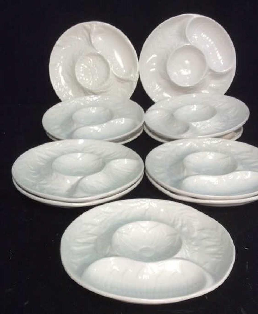 Set Made in USA glazed Ceramic Plates (1 of 6)