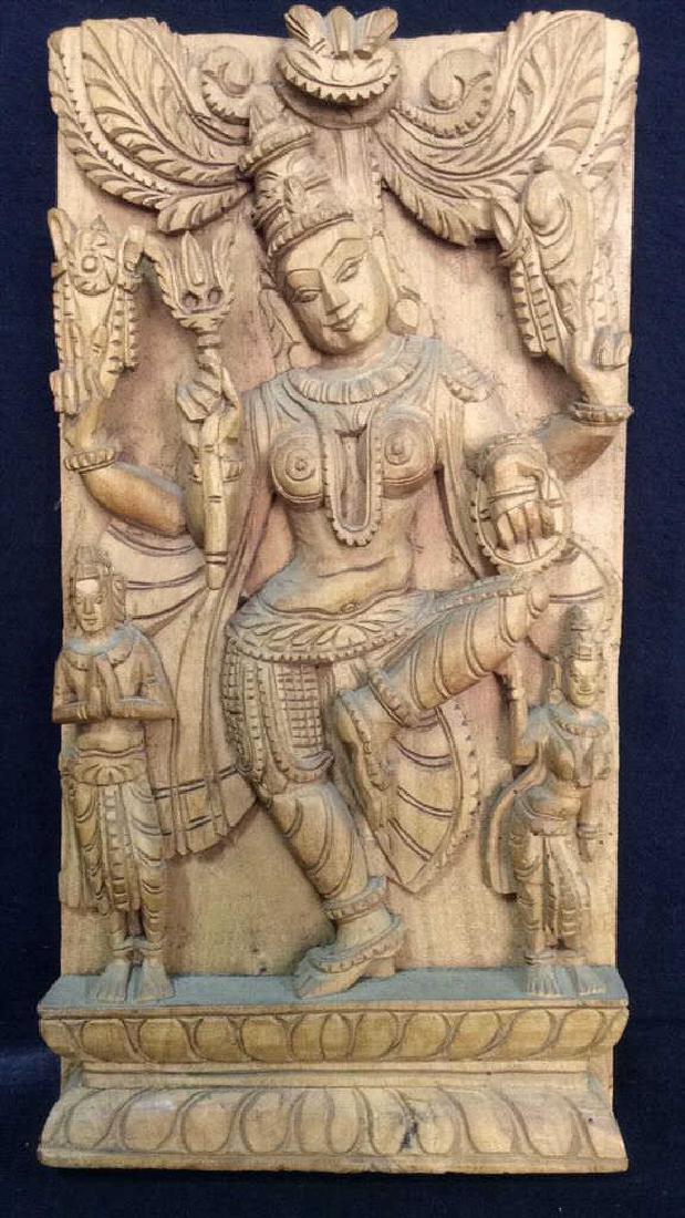 Wooden Shiva Dancing Buddha Carving (1 of 10)