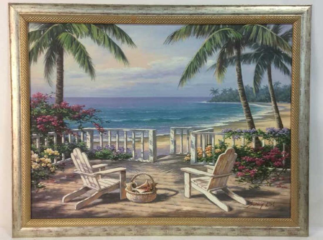 SUNG KIM Framed Beach Print On Board (1 of 12)