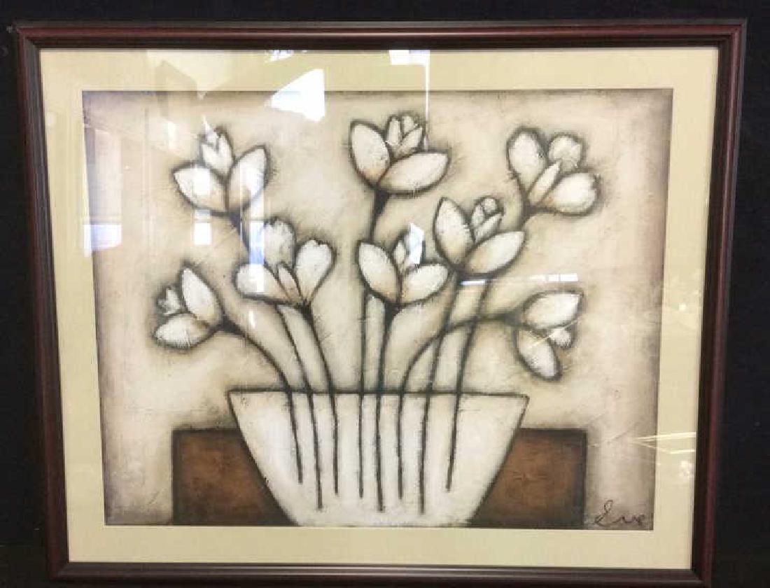 Framed & Matted Floral Print (1 of 10)