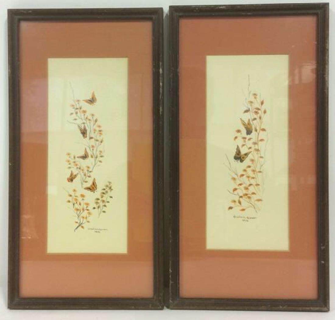 Lot 2 CHARLES G GURDON Framed Artwork (1 of 9)