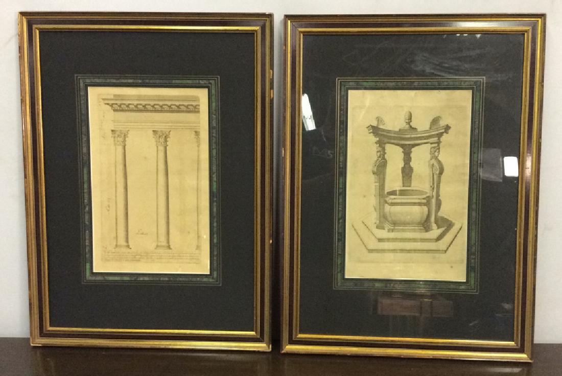 Lot 2 Architectural Style Prints (1 of 8)