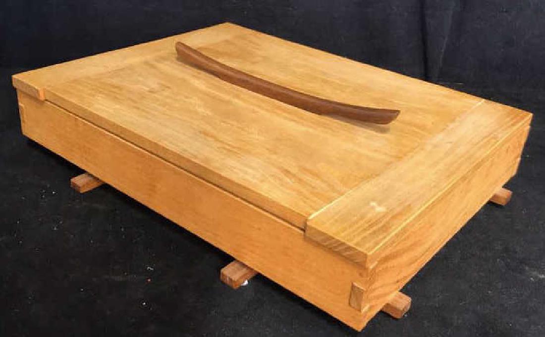 Japanese Style Wood Jewelry Dresser Box (1 of 10)