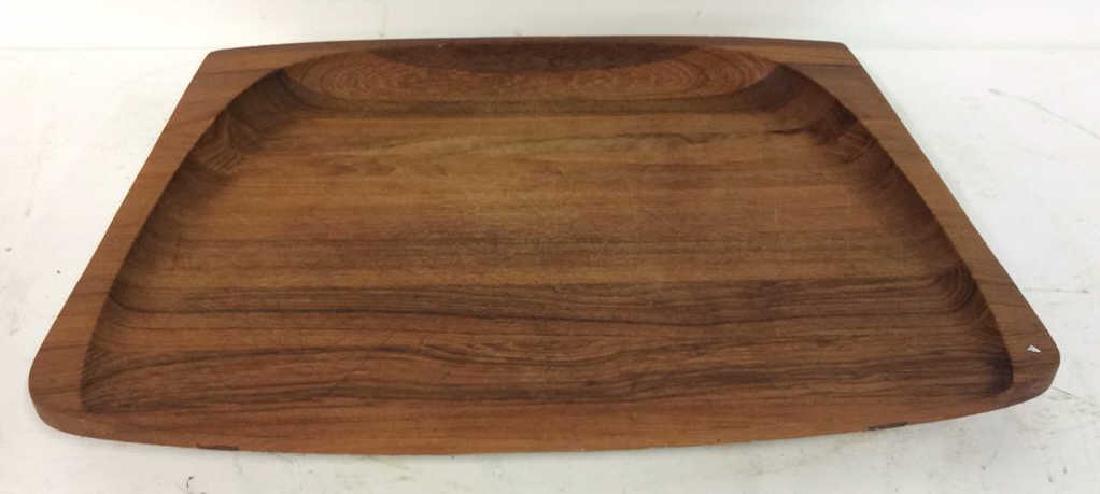 Vintage Dansk FootedTeak Tray, Denmark (1 of 9)