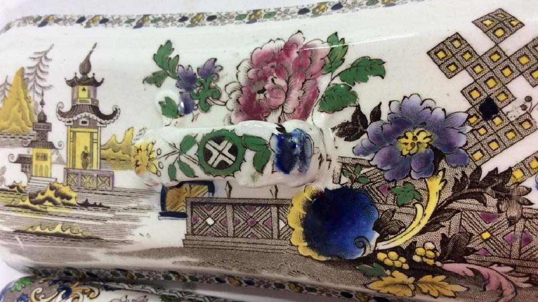 Collectible Transferware Lidded Dish (1 of 11)