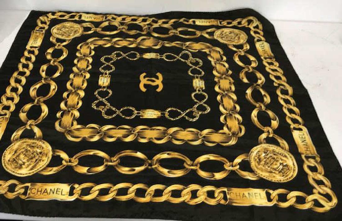 Chanel Ladies Silk Scarf Paris France (1 of 8)