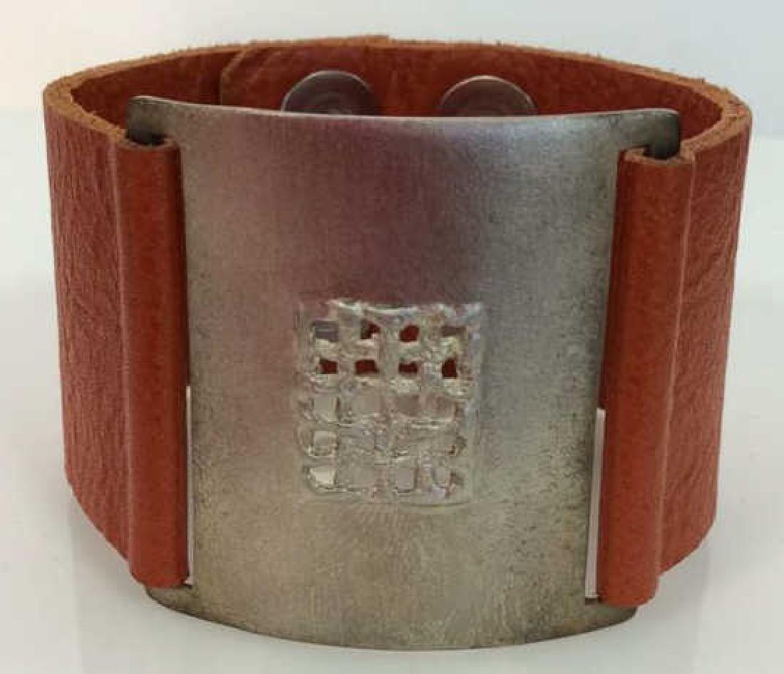 RLK Signed Sterling Silver Cuff Bracelet (1 of 8)