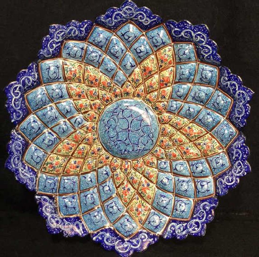 Painted Enamel Wall Art w Shadow Box Frame (1 of 9)