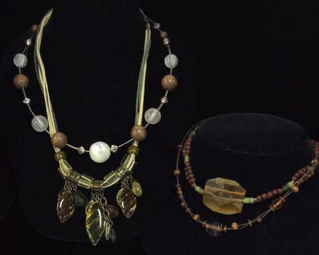 Lot 4 Beaded Necklaces Estate Costume Jewelry (1 of 10)