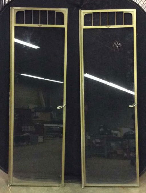 G M Ketcham Mfg Corp Vintage Brass Shower Doors