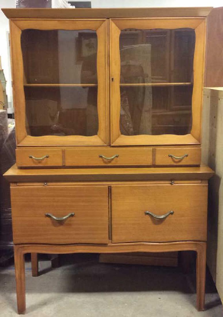 Vintage Wooden Hutch Cupboard Display Cabinet (1 of 9)