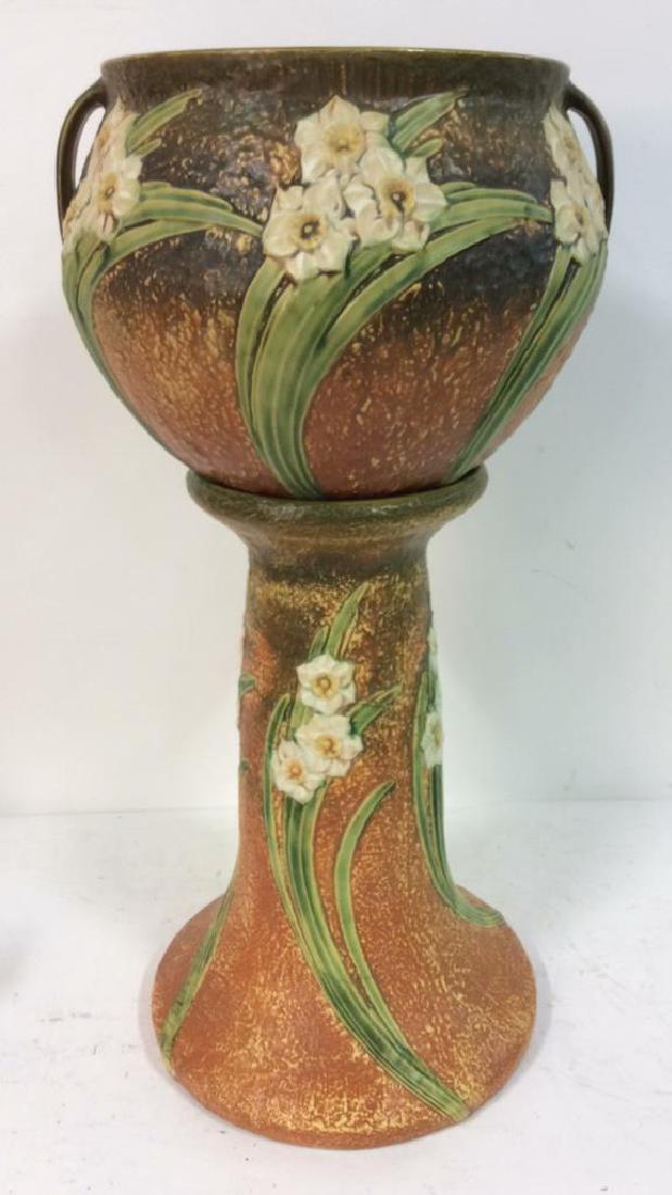 Lot 2 ROSEVILLE Jardiniere Pedestal Planter (1 of 10)