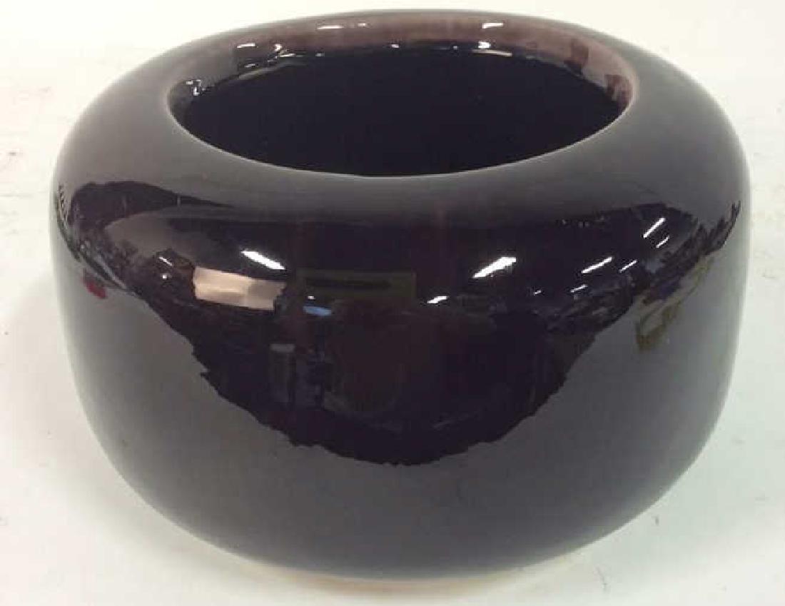 Contemporary Eggplant Toned Ceramic Vase (1 of 9)