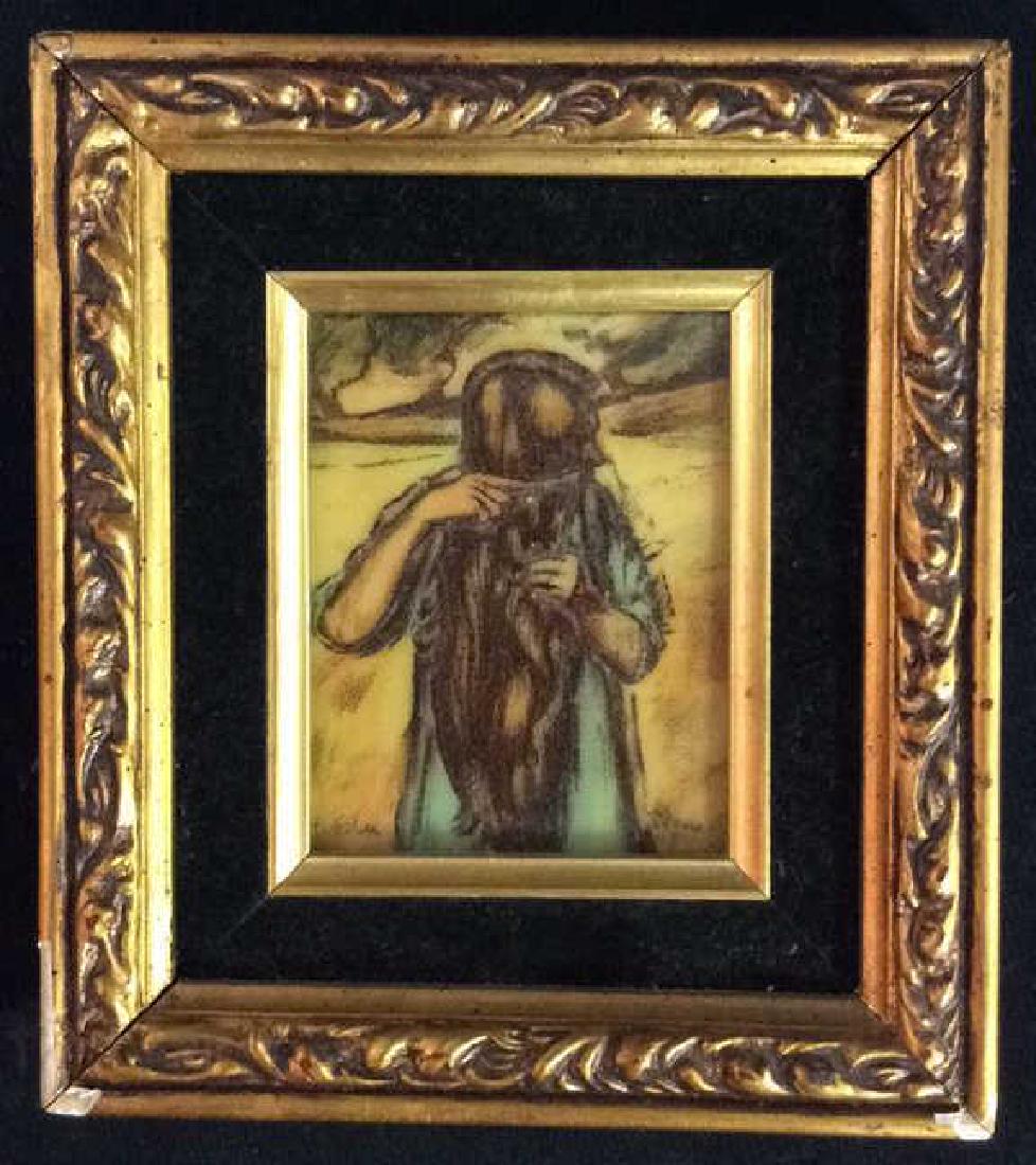 ARTINI Enamel Hand Painted Lady Combing Hair (1 of 11)