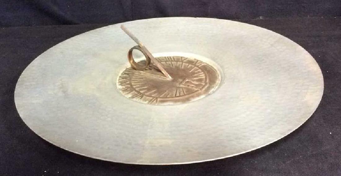 Danish Made Mixed Metal Sundial Sculptural (1 of 8)