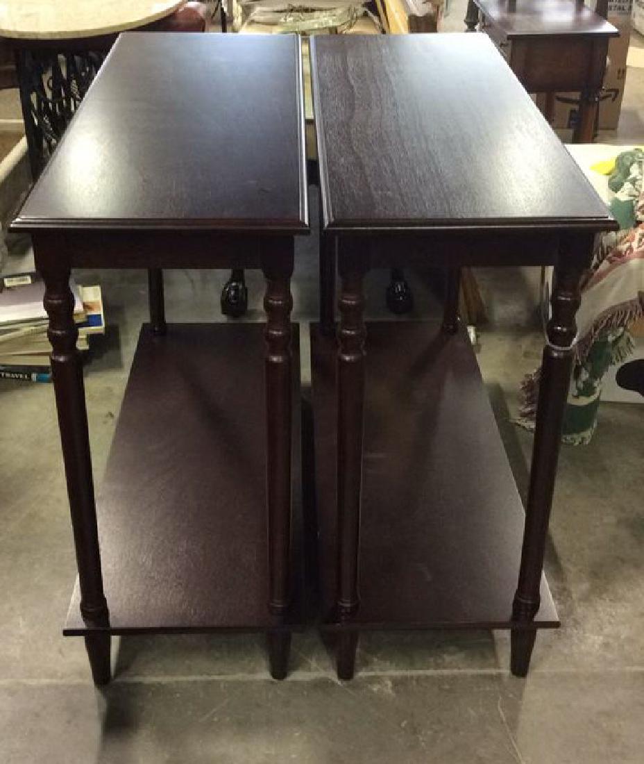 Pair LOI DOT CO LTD Wooden Console Tables (1 of 10)